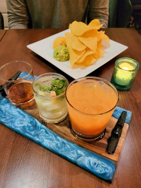 If you asked us which cocktail gives you the full RUMBA experience, we’d point you to this one.
The Rum Voyage Flight.
A combination of everything we love, all in one order. Start with your choice of a Rum Punch or Passion Fruit Piña Colada, followed by our signature “El Original” Mojito, and finish with either Appleton 12 Yr or Banana Vanilla Rum.
Different flavors, different moments, all in one sitting.
If you’re not sure what to order, this is always a good place to start.

🌺Ask for the Rum Voyage Flight on your next visit.