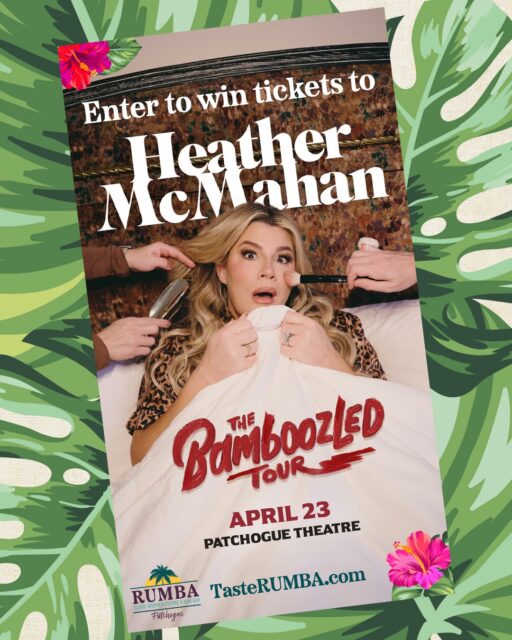 Tacos & Trivia has a bonus this week as we’re giving away a pair of tickets to see Heather McMahan at the Patchogue theatre on April 23rd! So Join us this Thursday 4/16 where the top team will walk away with a pair of tickets! 

🚨Want another shot at winning? Link in bio