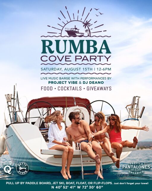 Your August 15 plans just got a whole lot better. 🌴
The RUMBA Cove Party is back, and we’re bringing everything we love about summer into one unforgettable afternoon. Think live reggae floating across the water, tropical cocktails, island-inspired food, giveaways, and a soundtrack that belongs on vacation.
Pull up by paddleboard, Jet Ski, boat, float, or flip-flops. However you get here, we’ll be ready with the island vibes.
📅 Saturday, August 15
🕛 12 PM–6 PM
Who’s coming with you? 🍹