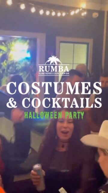 Halloween is taking over RUMBA. 🎃🌴
This year, the celebration is happening at ALL RUMBA locations on Saturday, October 31 from 8:30 PM–12:30 AM.

📍Hampton Bays +📍Patchogue + 📍Metairie are all getting into the Halloween spirit with cocktails, music, dancing, big costumes, and a Costume Contest with $850 in prizes.
🥇 $500 CASH
🥈 $250 CASH
🥉 $100 RUMBA Gift Card

And because Halloween deserves a treat:
🎟️ The first 20 tickets at EACH location are FREE on Posh.
After that: $10 advance | $15 at the door

Pick your RUMBA. Plan the costume. Come ready to dance, sip, and compete.
Three locations. One Halloween night. One very good reason to go all out. 👀

#TasteRUMBA #RUMBAHalloween #HalloweenParty #CostumeContest #Halloween2026